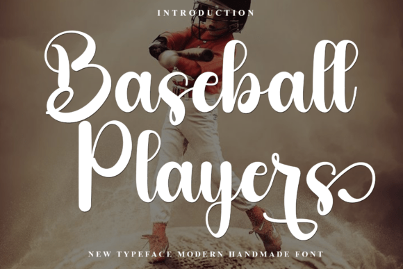 Baseball Players: A Whimsical Script Font for Editorial Design