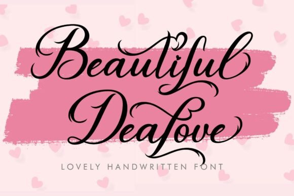 Beautiful Dealove: A Handwritten Font for Editorial Design