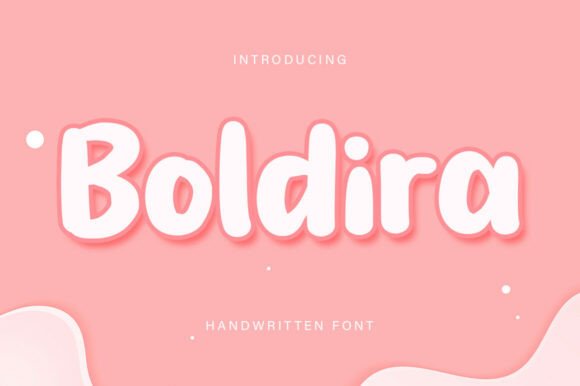 Boldira: A Handwritten Typeface for Editorial Warmth