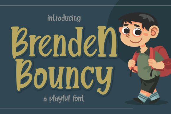 Brenden Bouncy: A Playful Typeface for Makers