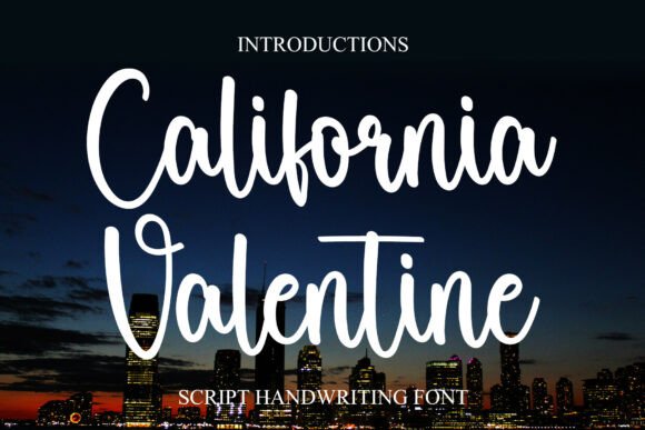 California Valentine: A Dainty Script Font for Elegant Branding