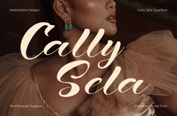 Cally Sela: A Modern Script Font for Your Brand