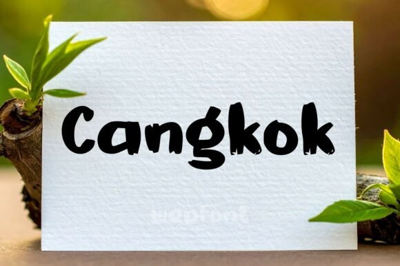 Cangkok Font: A Natural Choice for Modern Branding