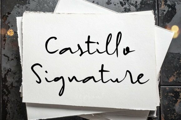 Castillo Signature: A Premium Script Font for Web Design