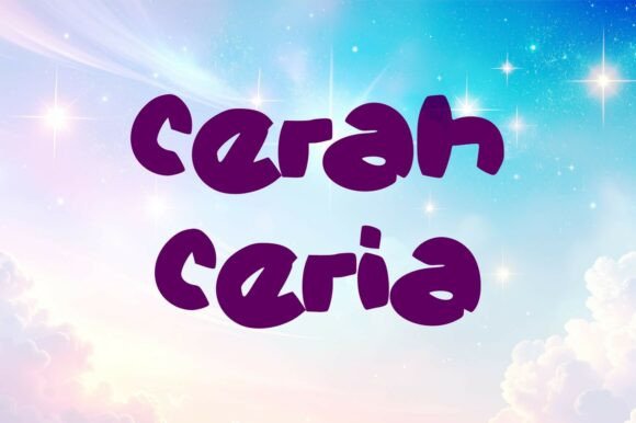 Cerah Ceria: A Playful Font for Joyful Web Design