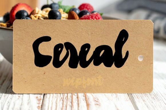 Cereal: The Script Font for Scroll-Stopping Content