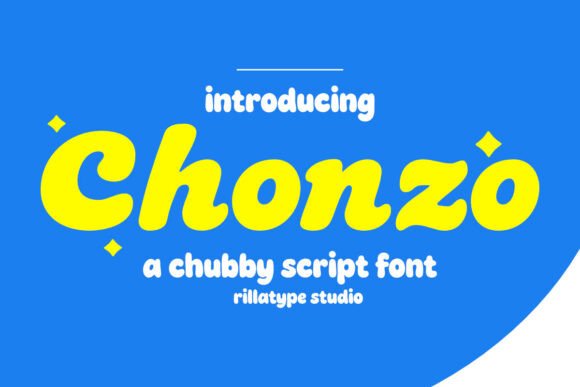 Chonzo: A Playful Script Font for Small Business Branding