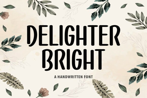 Delighter Bright: A Vibrant Handwritten Font for Editors