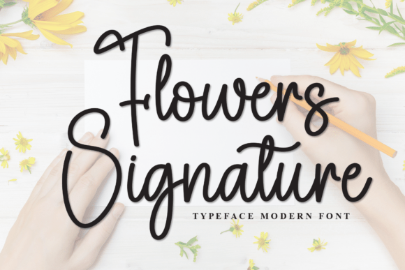 Flowers Signature Font: Elevate Your Brand Identity