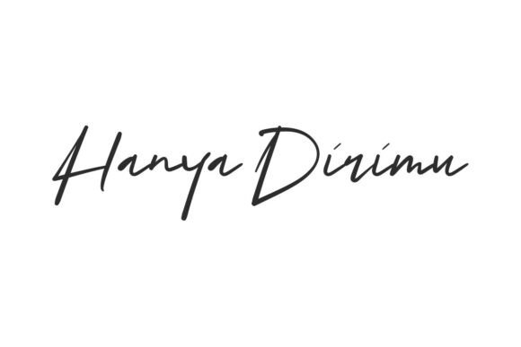 Hanya Dirimu: A Feminine Script Font for Modern Branding