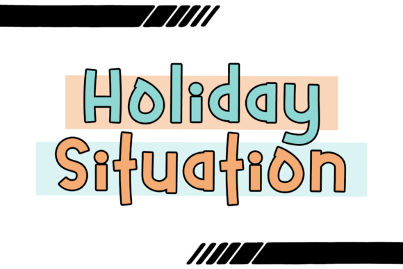 Holidays Situations Font for Crafters