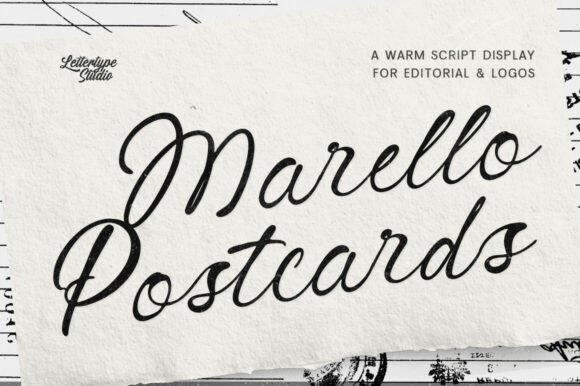 Marello Postcards: A Handwritten Font for Small Business