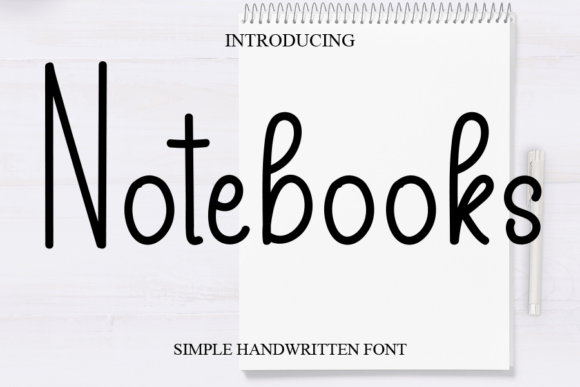 Notebooks Font: A Handwritten Typeface for Makers