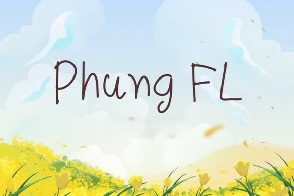 Phung Fl: A Playful Handwritten Font for Branding