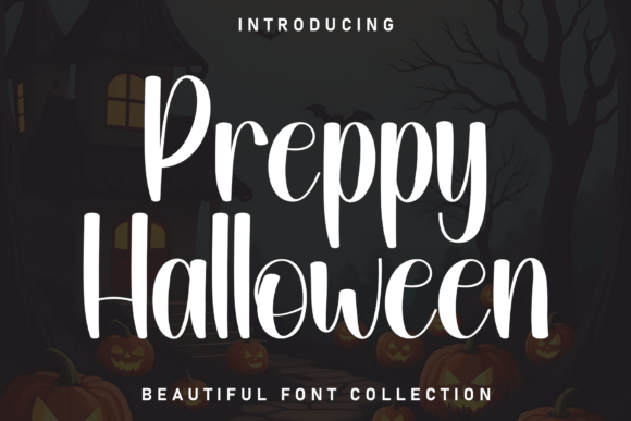 Preppy Halloween: A Sophisticated Script Font for Branding
