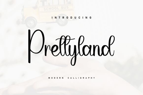 Prettyland: A Handwritten Typeface for Editorial Design