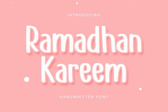 Ramadhan Kareem Font for Brand Identity