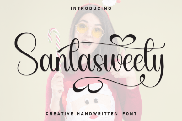 Santasweety: A Whimsical Handwritten Typeface for Editors