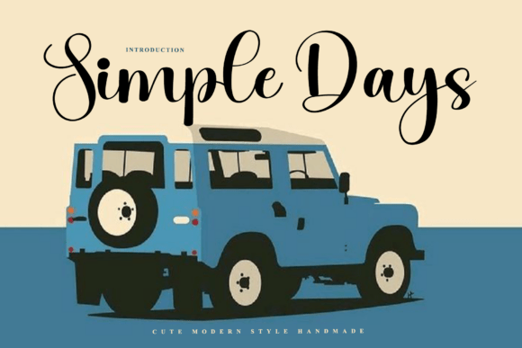 Simple Days Font: Elevate Your Handmade Brand