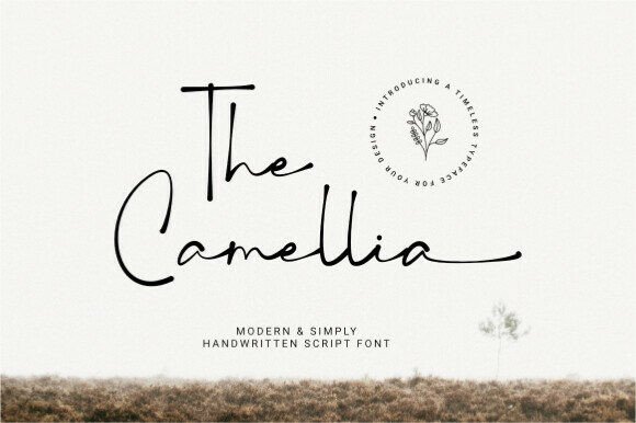 The Camellia Font: Elegant Script for Modern Branding