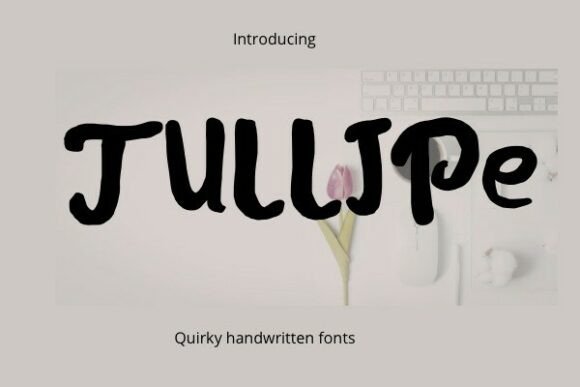 Tullipe: A Bold Handwritten Typeface for Editorial Design