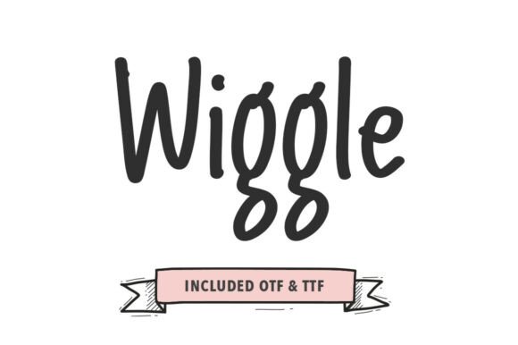 Wiggle: A Bold Handwritten Font for Modern Editorial Design